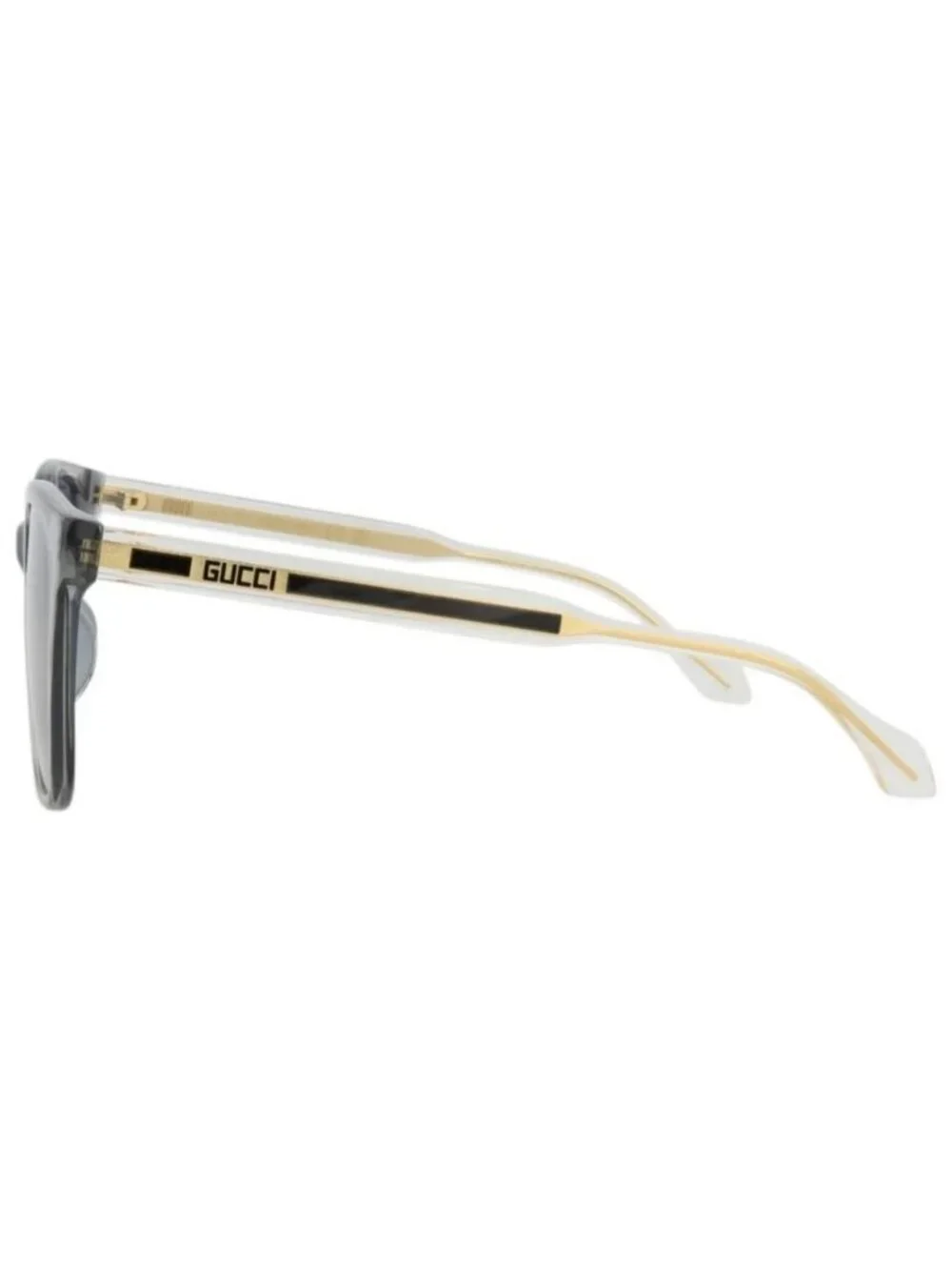 New Gucci Unisex Square/Rectangle Grey Crystal Blue Fashion Designer Sunglasses
